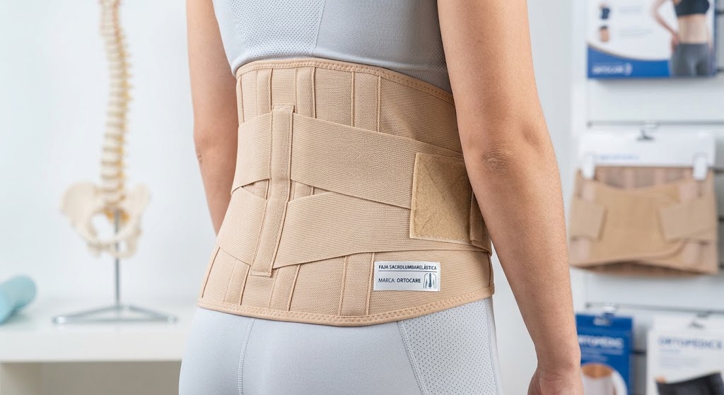 Faja sacrolumbar elástica