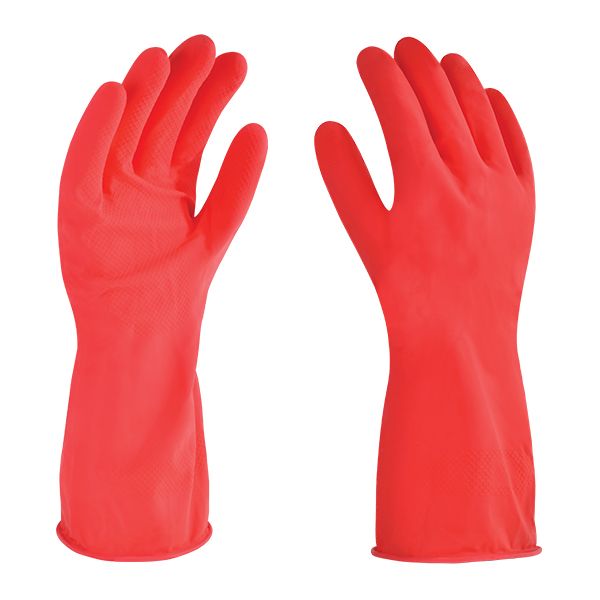 -Guantes Latex Rojo C/F Mca Derma Care talla:8