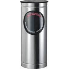 [M008E01] Portaextintor Cilindrico Inoxidable Mod 2 Espejo Para Pqs De 4.5 A 9 Kg