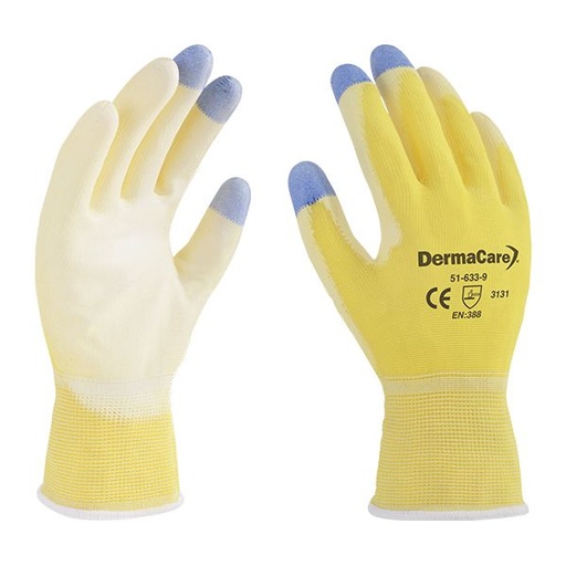 *Guantes de Nylon y Poliuretano sensible al tacto