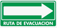 [SA025N05] Señal Ruta de Evacuación (Derecha) Modelo 025 de Estireno Normal 15×30 cm